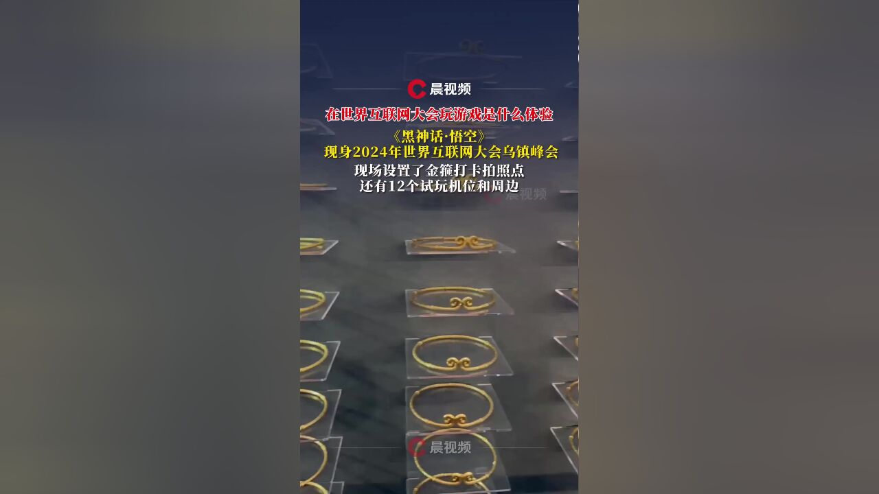 在世界互联网大会玩游戏是什么体验?黑神话ⷦ‚Ÿ空展区设置了12个试玩机位等你打卡