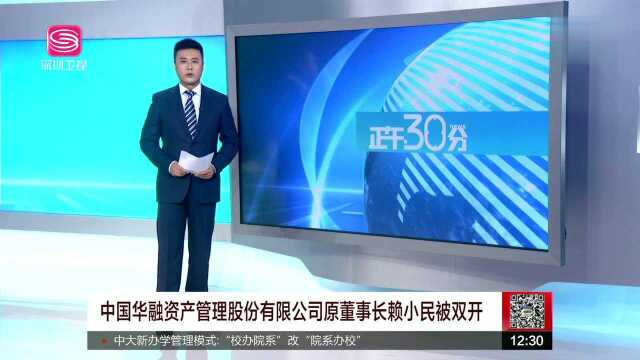 中国华融资产管理股份有限公司原董事长赖小民被双开