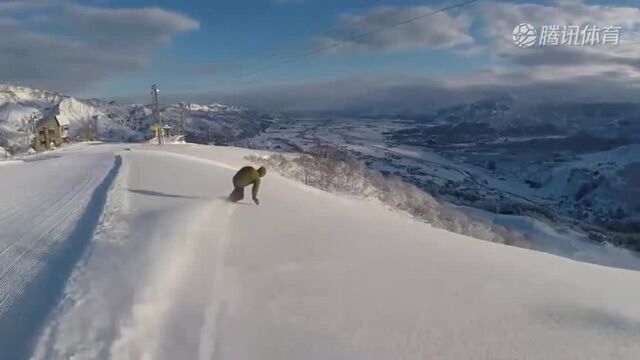 云畅滑日本粉雪!绝美景色去不了 看看“白色恋人”也让人心情愉悦