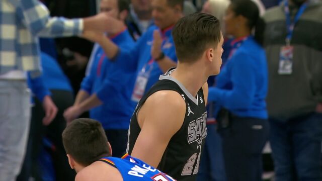 NBA常规赛：马刺vs雷霆中文解说全场回放