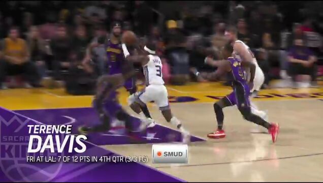 NBA常规赛：勇士vs国王第2节英文原声回放