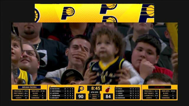 NBA常规赛：热火vs步行者中文解说全场回放