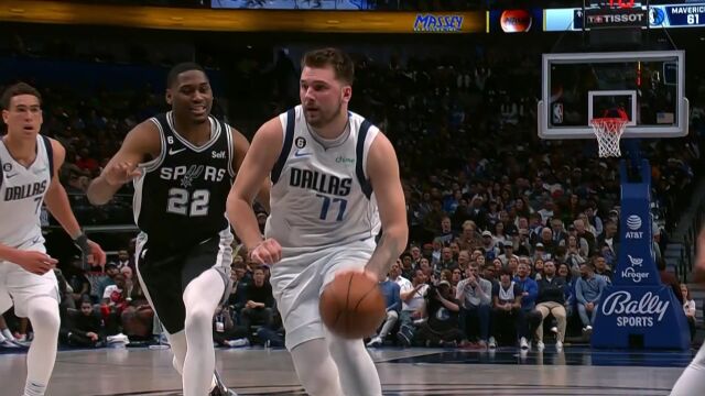 NBA常规赛：马刺vs独行侠第2节中文解说回放