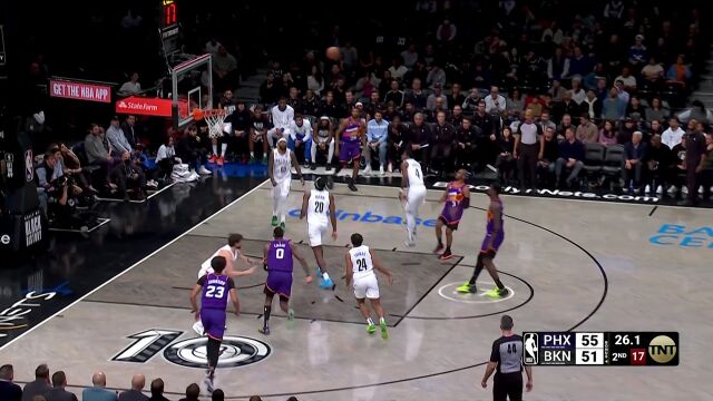 炮总的无解手感 保罗内突外投强势带队