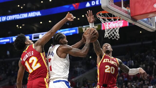 老鹰112-108快船 乔治缺席 快船苦吞五连败