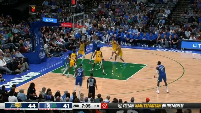 欧文临危不乱妙传连线 哈达威顶着防守三分百步穿杨