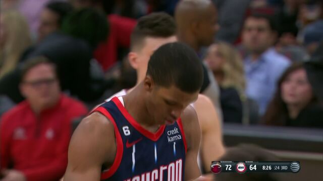 NBA常规赛：热火vs火箭第3节中文解说回放