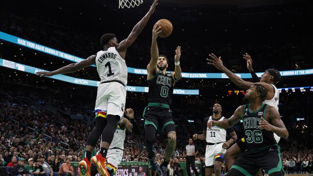 森林狼109-121凯尔特人 双探花末节发力送森林狼两连败