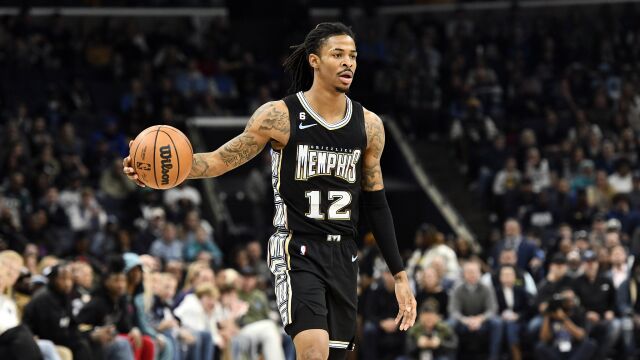 NBA全明星首发莫兰特赛季十佳球 快马加鞭抡锤砸扣