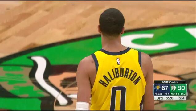 NBA常规赛：步行者vs凯尔特人英文原声全场回放