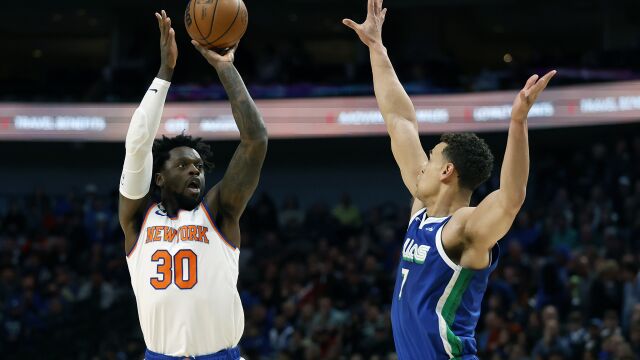 兰德尔vs独行侠集锦 全场29+18突破快下难救主