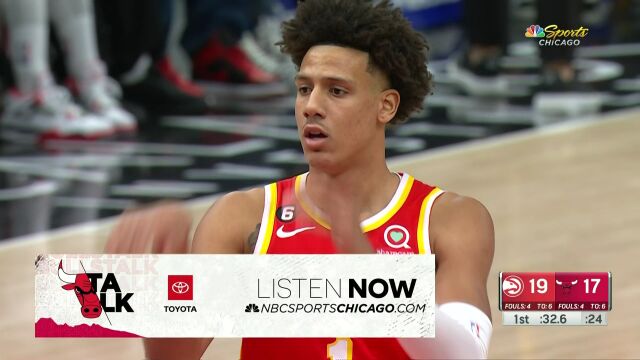 NBA常规赛：老鹰vs公牛第1节中文解说回放