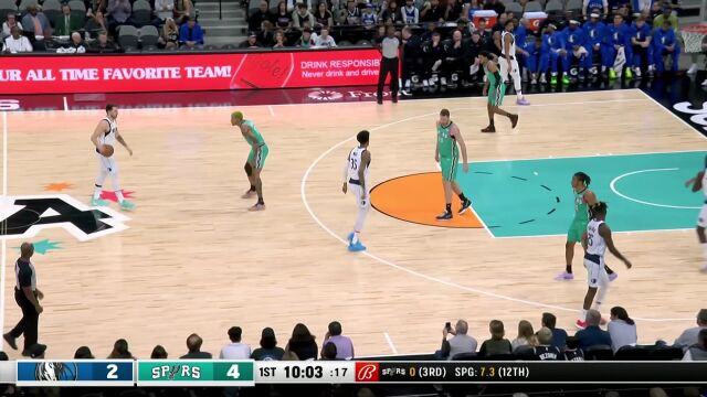 包揽球队首节大部分得分 东契奇独揽22分轻松随意