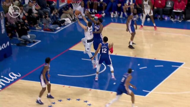 王牌对王牌 恩比德无情铁手封盖东契奇