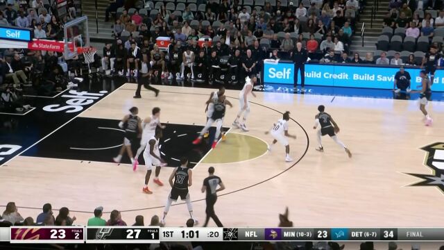 骑士vs马刺中文解说全场回放