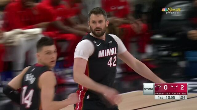  NBA常规赛：热火vs公牛第1节中文解说回放