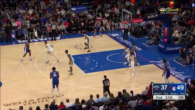 沾衣十八跌！哈登持球单打细节提前合球打成2+1