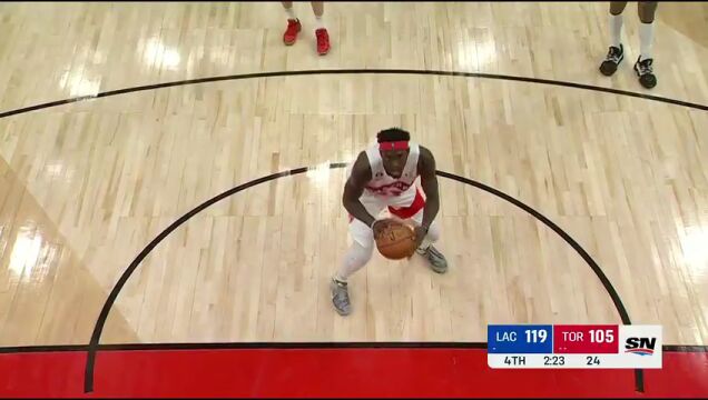 NBA常规赛：快船vs猛龙第4节中文解说回放