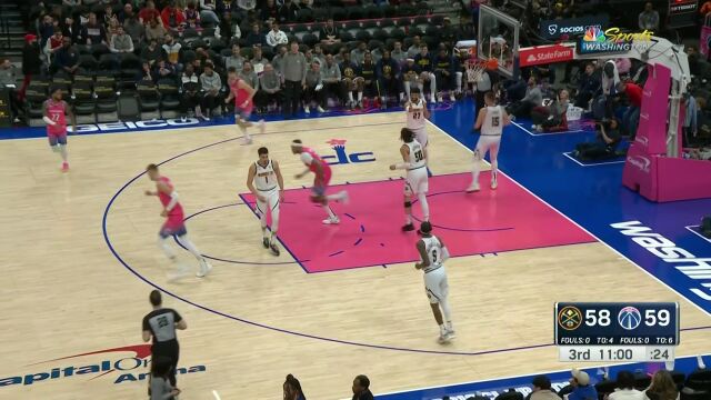 掘金vs奇才中文解说全场回放