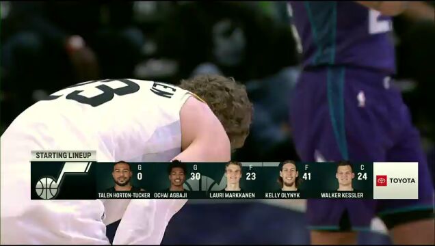 爵士vs黄蜂 英文解说全场回放