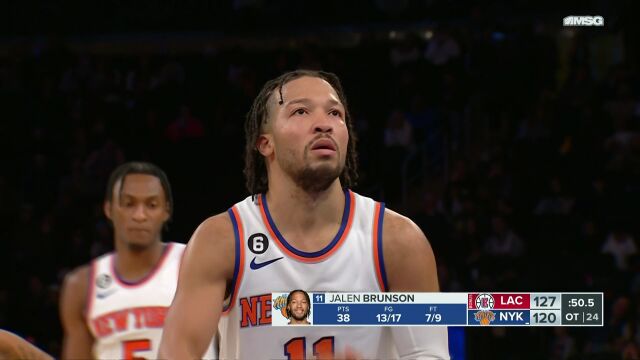 NBA常规赛：快船vs尼克斯中文解说全场回放