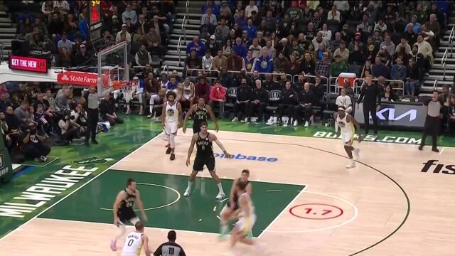 勇士111-128雄鹿 库里20分字母哥30+12