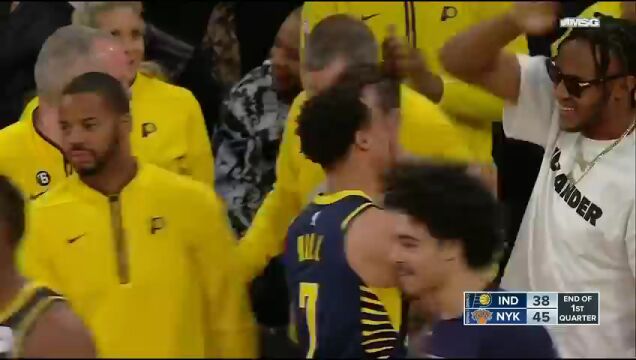 NBA常规赛：步行者vs尼克斯英文原声全场回放
