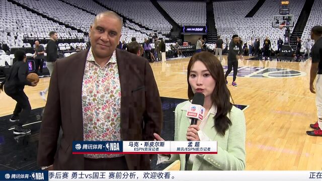 名人堂记者 马克-斯皮尔斯大秀中文"新老交替"点题系列赛