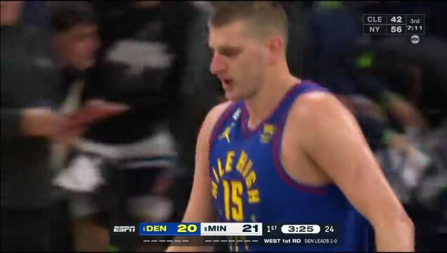 掘金vs森林狼第1节英文原声回放