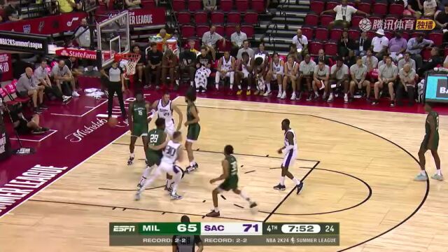 雄鹿vs国王第4节中文解说回放