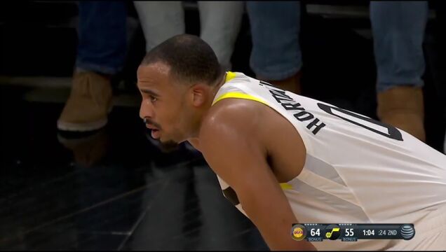 NBA常规赛：湖人vs爵士第2节中文解说回放