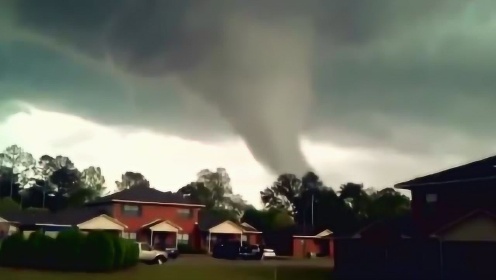 今天让大家见识一下什么叫做龙卷风，才知道有多可怕