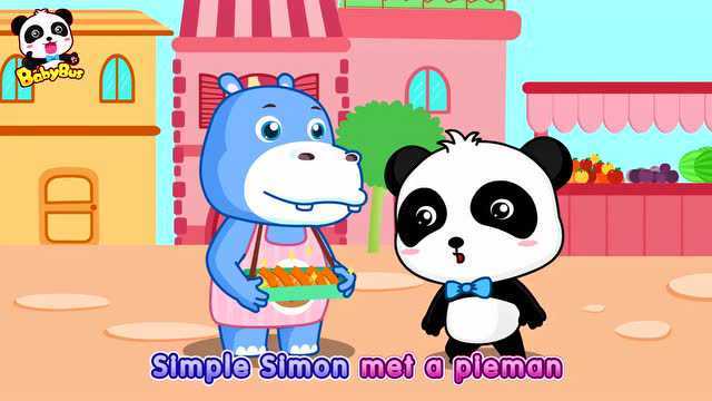 宝宝巴士:英语儿歌,幼儿动画童谣,Simple Simon!