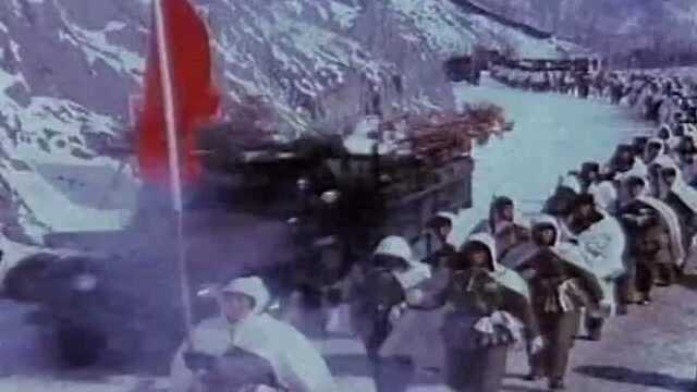 1975年上映的抗美援朝影片《激战无名川》八一电影制片厂出品