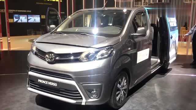 实拍丰田全新MPV PROACE Verso,空间灵活度很棒,比埃尔法更有型!