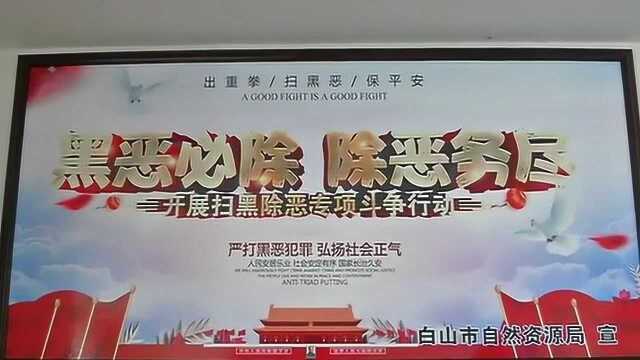 市自然资源局全力推动扫黑除恶专项斗争