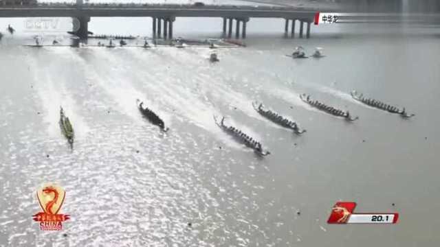 回顾:中华龙舟大赛海南陵水站,起航四道就遥遥领先,取得了第一