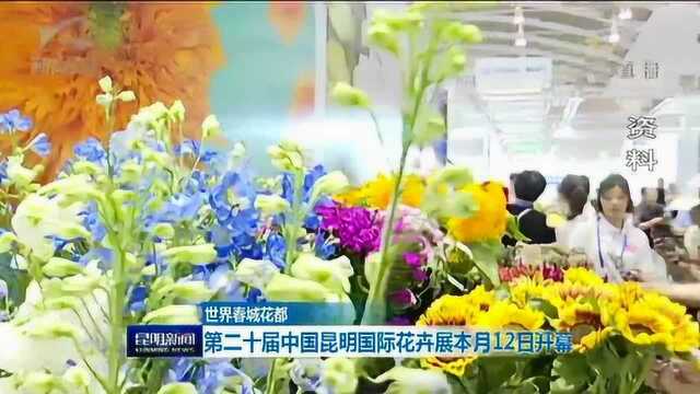 第二十届中国昆明国际花卉展本月12日开幕