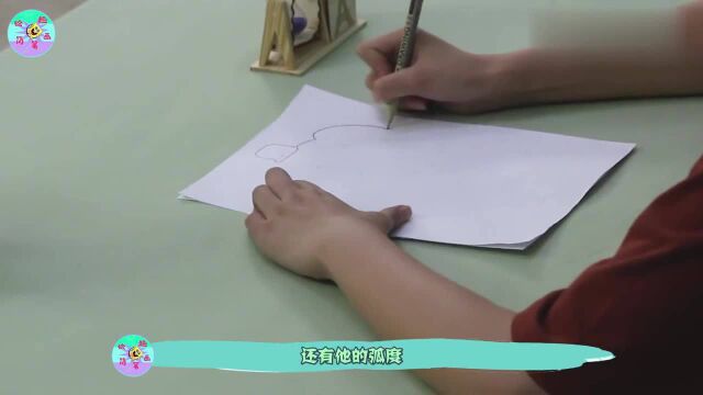 小姐姐教你学画画,大象简笔画教学,看一遍就会了