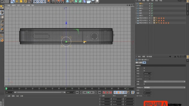 火星人教育公开课c4d课程102iphone建模细节处理