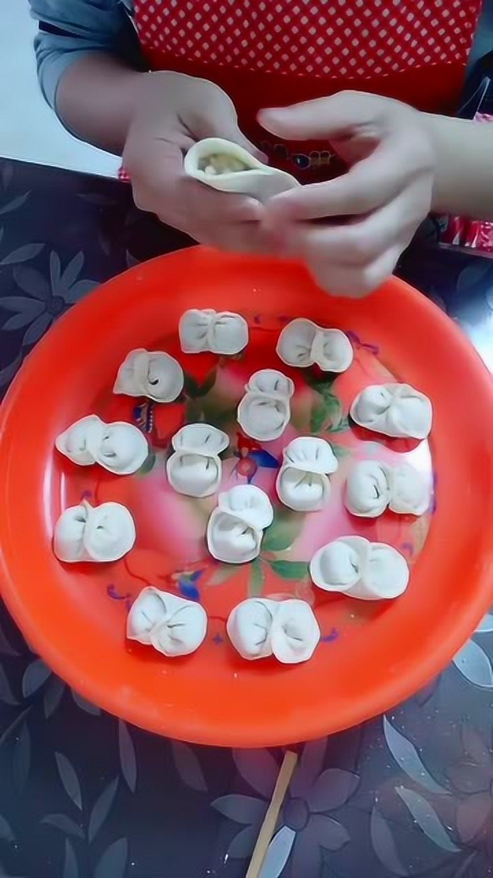 简单的双胞胎饺子包法你喜欢吗