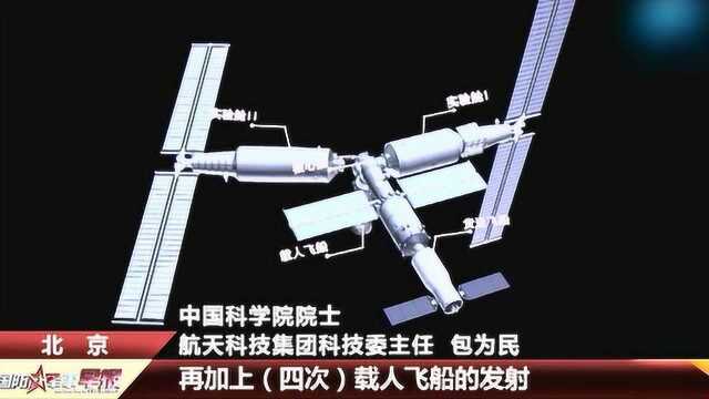 我国空间站预计在2022年前后建成