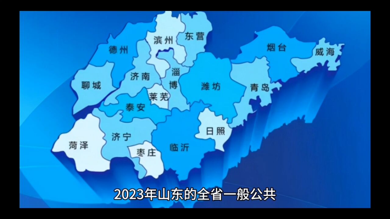 2024年山东各地财政预算数,青岛和济南保持千亿,济宁突破500亿、