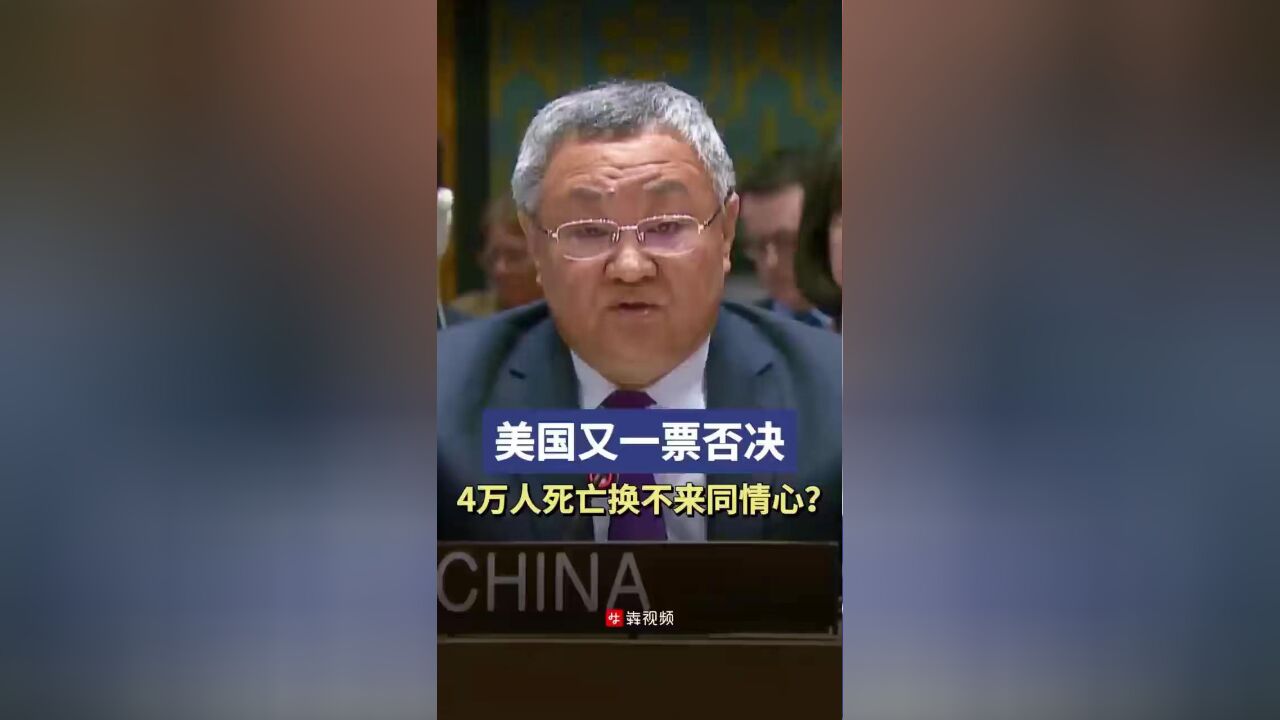 美国再一次一票否决