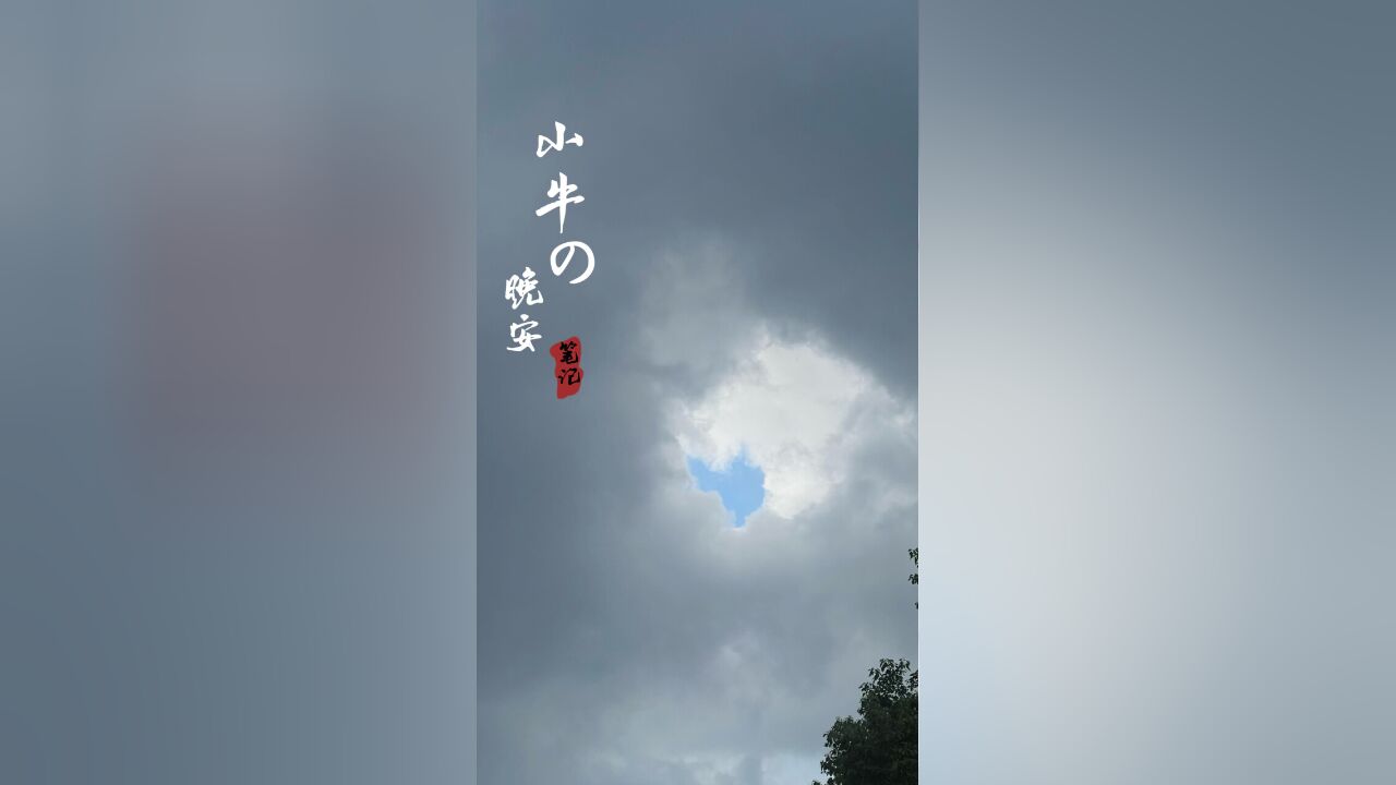 小牛的晚安笔记 | 左手把青霓,右手挟明月