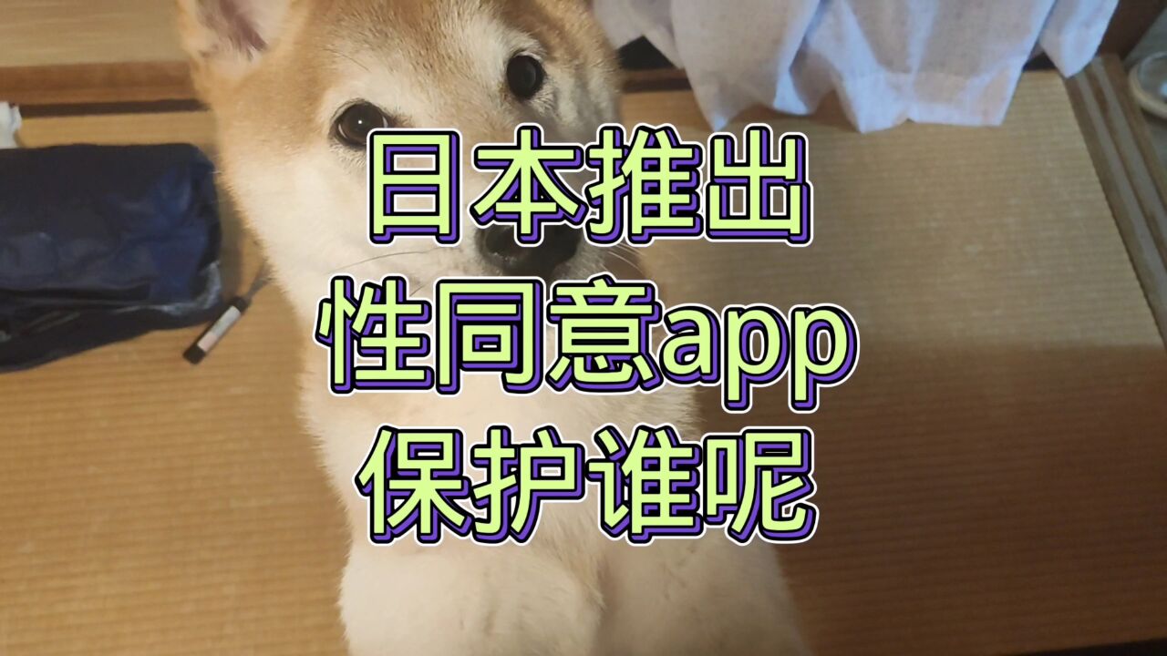 日本推出性同意app,这是要保护谁?