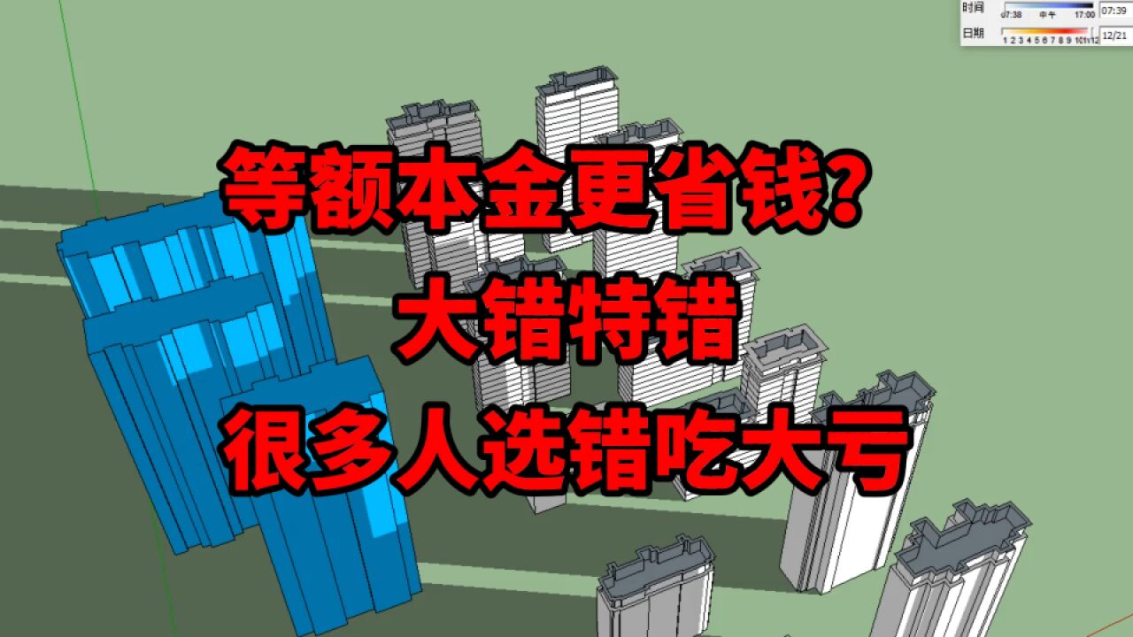 房贷选择等额本金,和等额本息,哪个更省钱?大多数人已经选错了