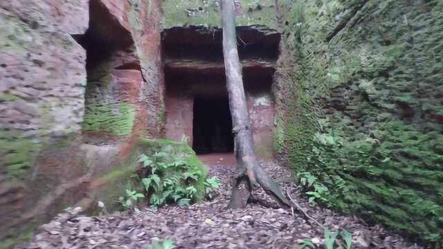 四川乐山,麻浩崖墓群,场面非常震撼,带大家完整看看