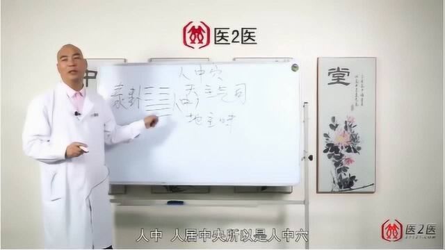 针灸学:鬼门十三针 人中穴