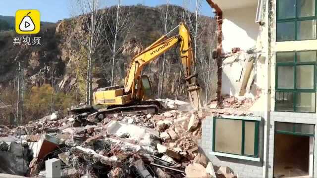 济南南部山区再拆8栋违建别墅,总占地超过了1万平方米